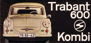Prospekt Trabant 600 Kombi 1963 Finnland