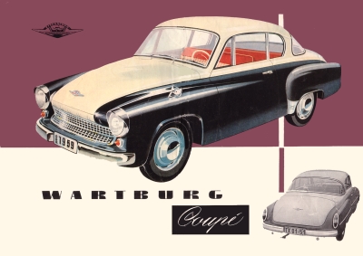 Prospekt Wartburg 311 Coupé 1959