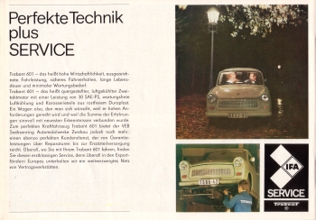Prospekt Trabant 601 1970 Prospekt Trabant 601 1970