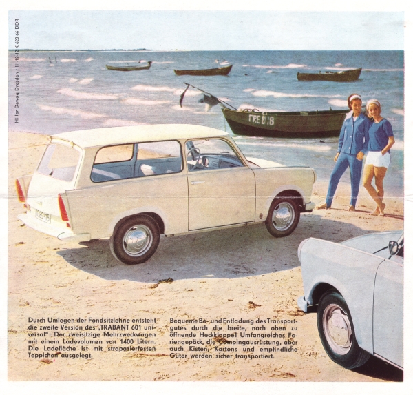 Prospekt Trabant 601 universal 1965