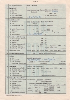 Fahrzeugbrief Trabant P50 Kombi