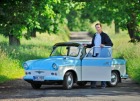 Marco ist mit seinem Trabant P600 in der NNN