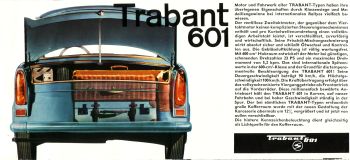 Prospekt Trabant 601 Limousine