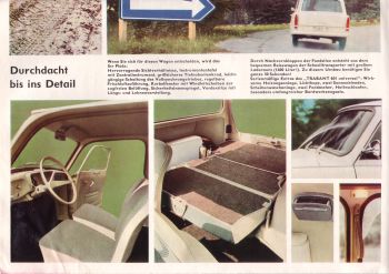 Prospekt Trabant 601 Universal 1965