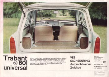 Prospekt Trabant 601 Universal 1965