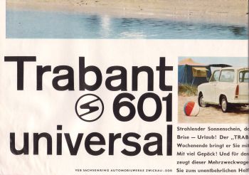 Prospekt Trabant 601 Universal 1965