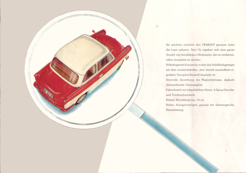 Prospekt Trabant 500 1960