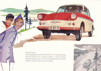 Prospekt Trabant 500 1960