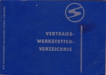 Verzeichnis der Vertragswerkstätten 1968