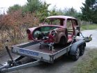 Trabant P50 Kombiwagen: Auf dem Weg zum Sandstrahlen, Oktober 2009