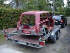 Trabant 500 Kombiwagen: Auf dem Weg zum Sandstrahlen, Oktober 2009