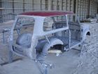 Trabant P50 Kombiwagen: Nach dem Sandstrahlen, Oktober 2009